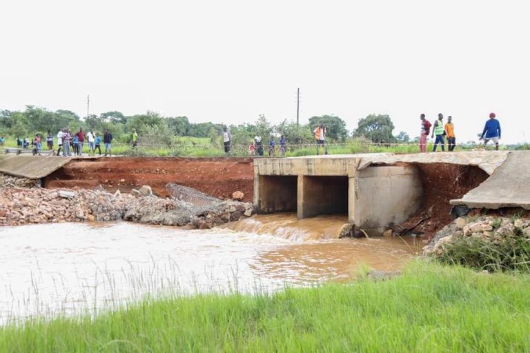 ZNS EXPERTS DISPATCHED TO MUMBWA TO WORK ON DAMAGED LANDLESS CORNER ROAD