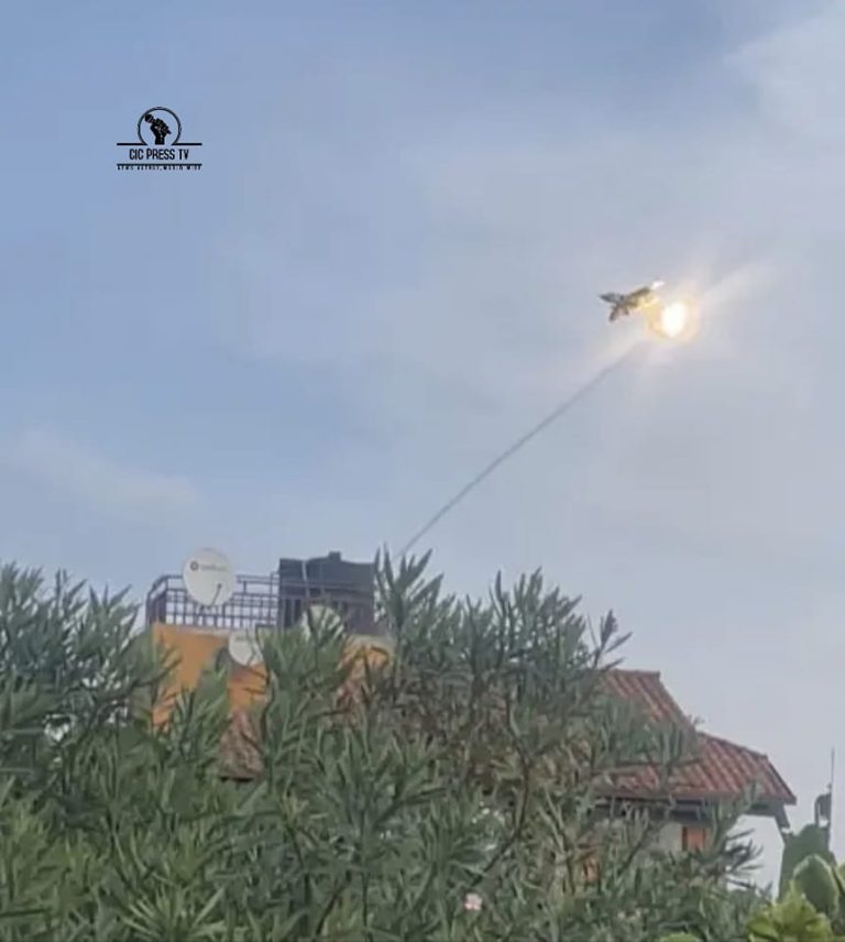 RWANDA SHOOTS MISSILES AT THE DRC FIGHTER JET IN AN ACT OF WAR FOR VIOLATION OF ITS AIR SPACE.