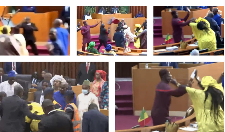 SENEGAL MPs JAILED FOR KICKING PREGNANT COLLEAGUE AMY NDIAYE