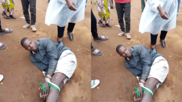 Anger Over Cameroonian Man Caught Removing Drips On Cholera Patients To Boost Coffin Business