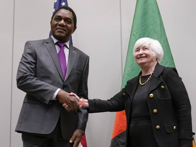 US Treasury Secretary Janet Yellen arrives in Zambia next week