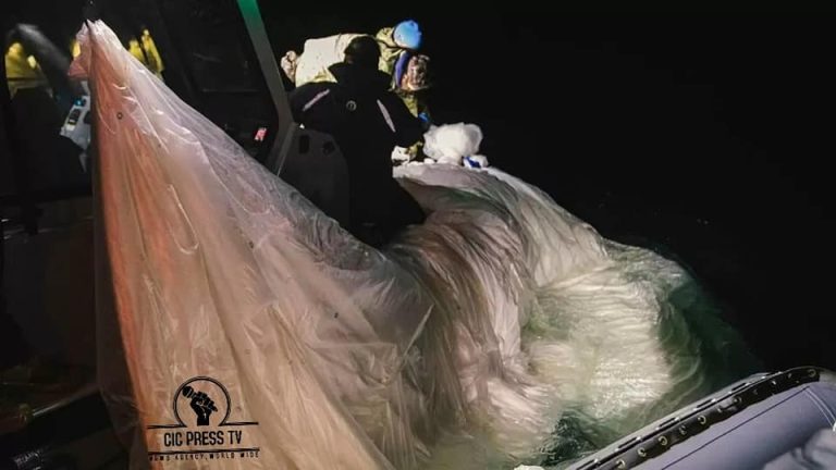 US INTELLIGENCE HAVE INSISTED THE BALLOON SHOT DOWN ON SATURDAY WAS USED BY THE CHINESE MILITARY FOR SPYING