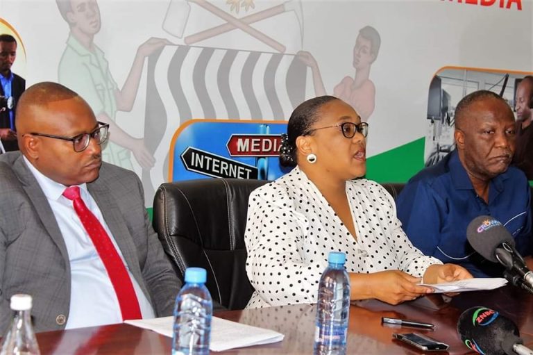 STATEMENT BY HON. CHUSHI KASANDA, MP, MINISTER OF INFORMATION AND MEDIA AND CHIEF GOVERNMENT SPOKESPERSON