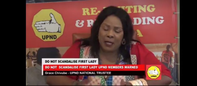 DO NOT SCANDALIZE THE FIRST LADY- CHIVUBE
