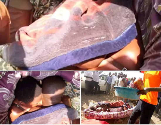 S3xually Stuck Cheating Couple Taken To A Traditional Healer As Husband To The Wife Who Has The Charm To Unlock Them Has Switched Off His Phone & His Whereabouts Are Not Known