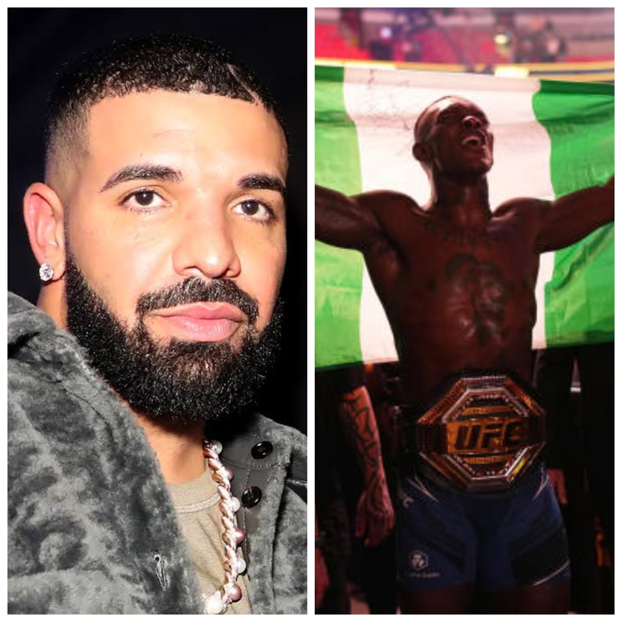 Drake pockets £2.2 million betting on Israel Adesanya vs Alex Pereira title  fight at UFC 287