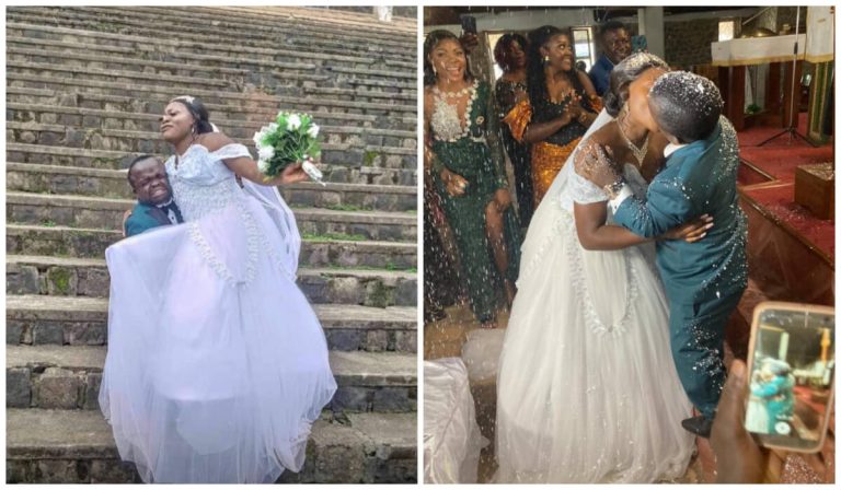 Love Conquers All: Cameroonian Teacher Finds Happiness in Marriage After Years of Rejection Due to Height