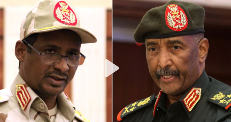 Sudan’s military commander accuses rival of trying to stage a coup