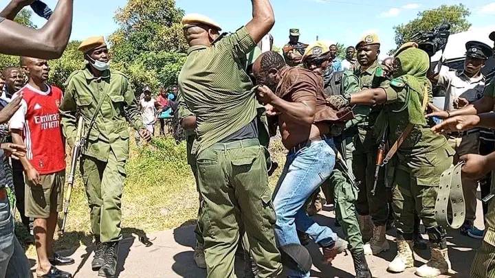 PF CADRE WHO THREATENED TO BEAT POLICE OFFICERS WHIPPED AT ECL HOUSE