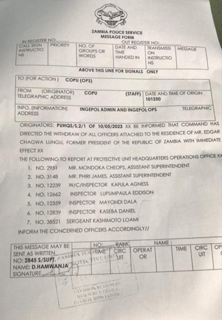 Withdrawing State Security Staff From Former President’s Residence An Act Of Gross Recklessness- Prince Chanda