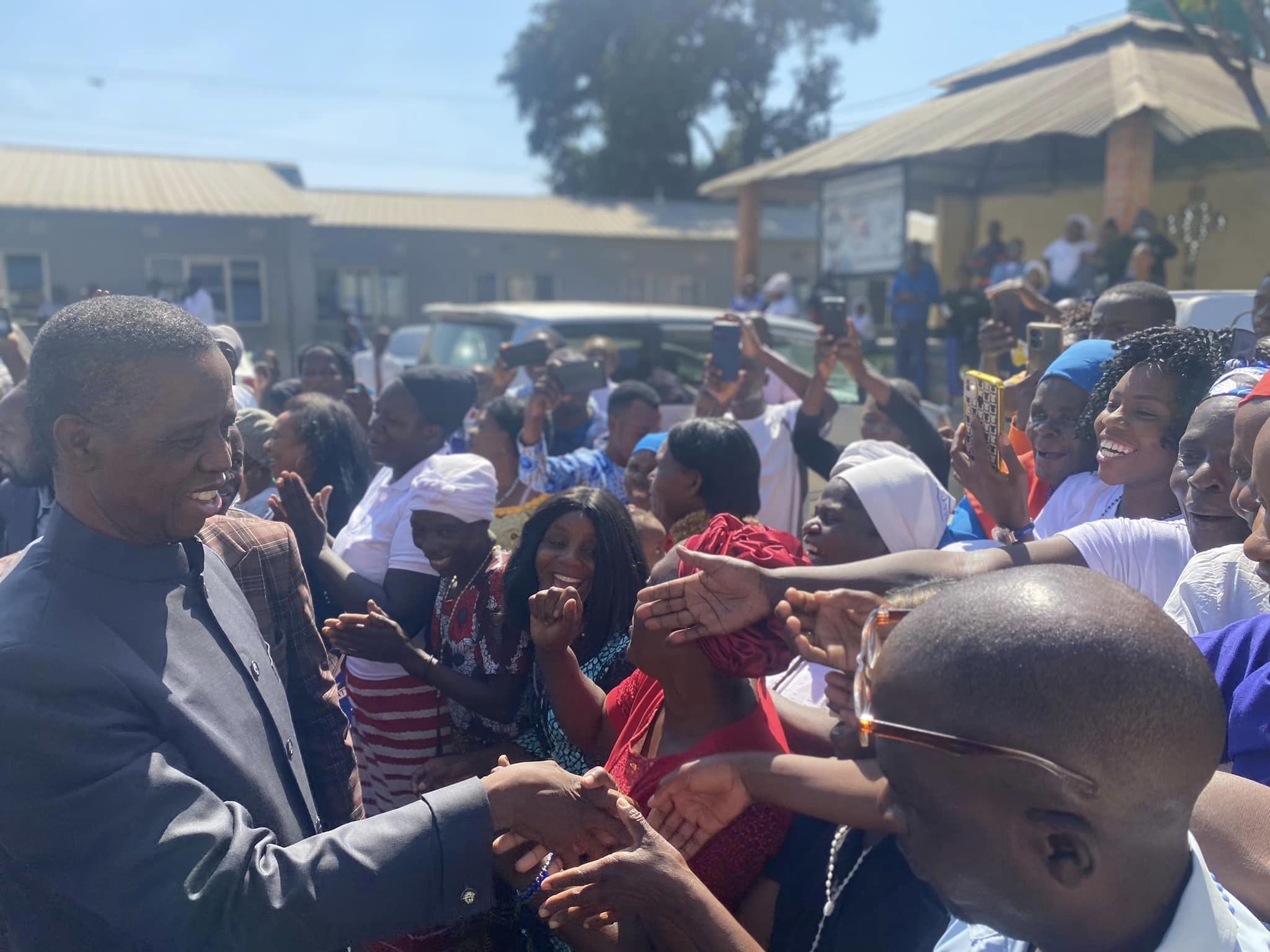 PHOTOS Father Of The Nation Former President Edgar Lungu is Attending Church Service at Regina