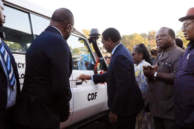 GOVERNMENT HANDS OVER 156 VEHICLES FOR CDF PROJECT MONITORING