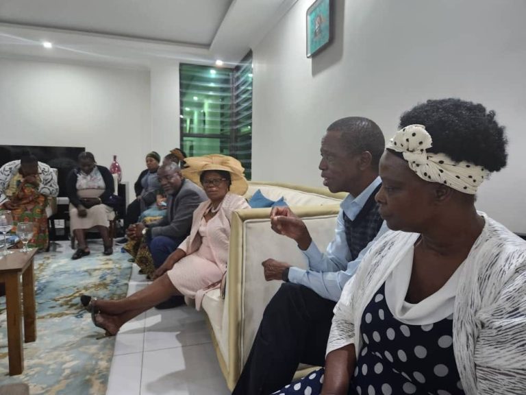 PF CENTRAL COMMITTEE MEMBERS PAY A COURTESY CALL ON FORMER PRESIDENT EDGAR LUNGU
