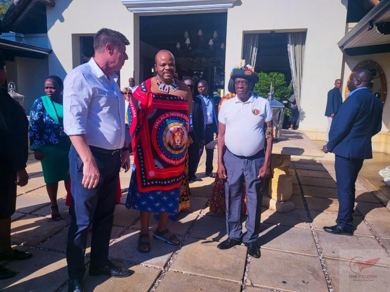 Chief Mukuni of the Toka leya people meets His Majesty King Mswati III of Eswatini Kingdom