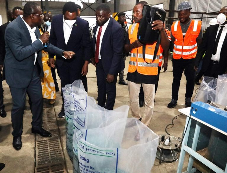 PRESIDENT HICHILEMA VISITS GHANA’S RECYCLING PLANT