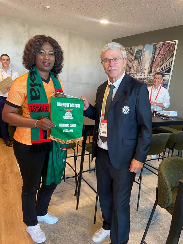 German Football Association (DFB) Vice President Wishes Copper Queens Success