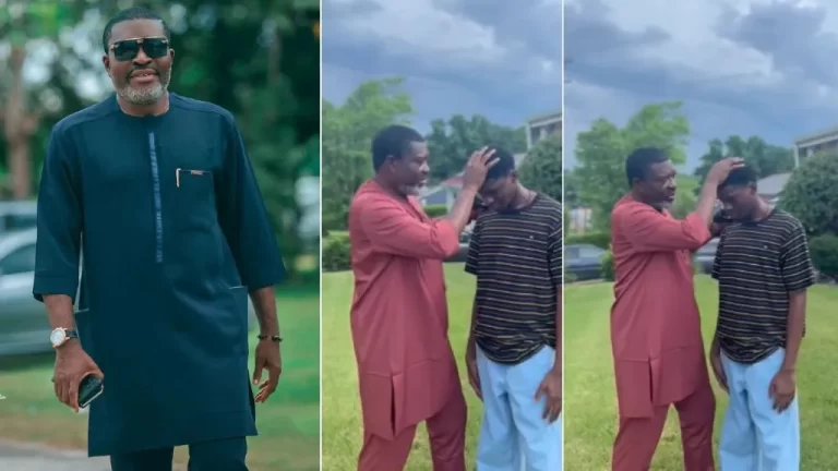 “You will continue to be a He” – Actor Kanayo O. Kanayo prays for son as he set to study in America, video trends (Watch)