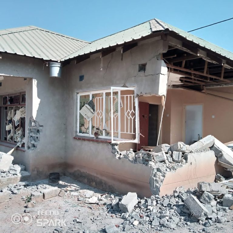 NDOLA PROPERTY OWNERS ACCUSE TRANSPORT AND LOGISTICS MINISTER FRANK TAYALI OF DEMOLISHING THEIR HOUSES