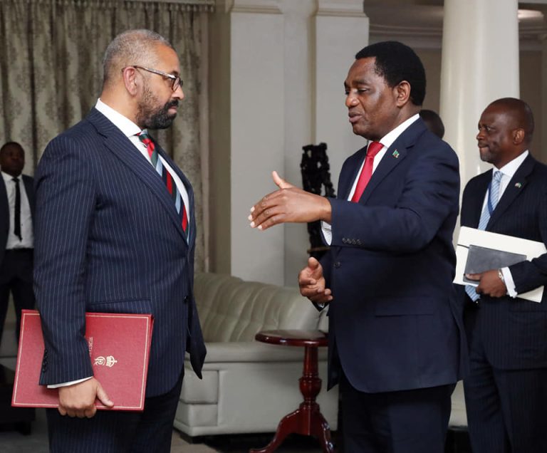 UK Foreign Secretary Meets President Hichilema to Strengthen Bilateral Ties