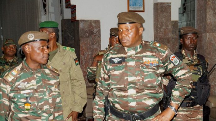General-Abdourahmane-Tiani-who-was-declared-as-the-new-head-of-state-of-Niger-by-leaders-of-a-coup-arrives-to-meet-with-ministers-in-Niamey-Niger-July-28-2023.-1-1 Niger junta