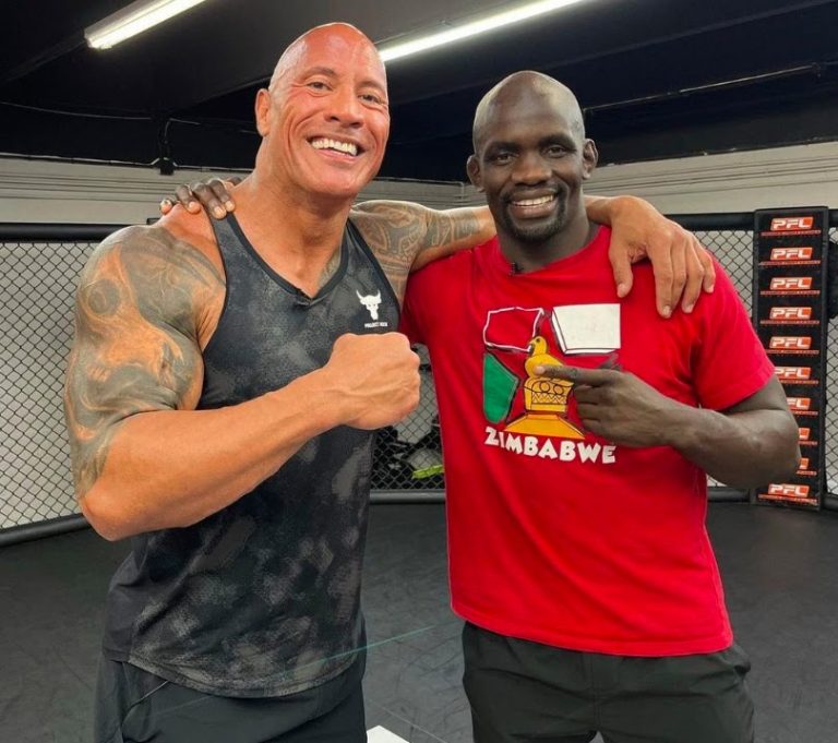 ‘Lights are on, bills paid’, says The Rock as he welcomes Themba Gorimbo home