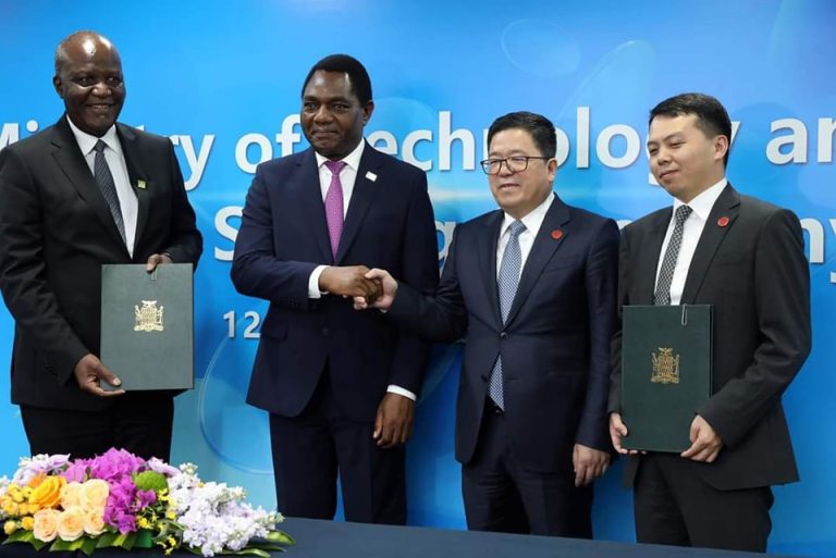 WE HAVE SIGNED AN MOU FOR THE SETTING UP OF A SMARTPHONE ASSEMBLY PLANT IN ZAMBIA – HH