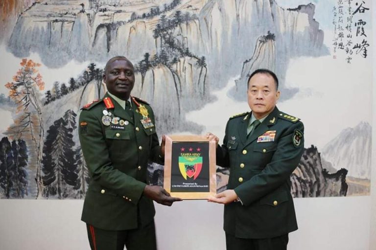 ZAMBIA ARMY COMMANDER VISIT CHINA TO ENHANCE MILITARY TIES
