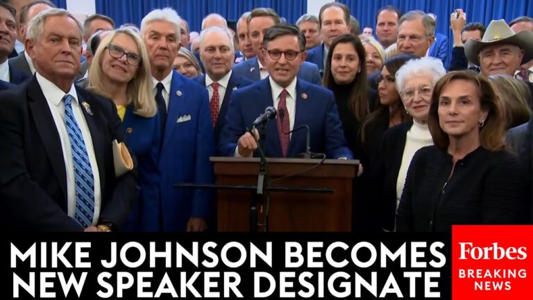 Republicans choose Mike Johnson as their candidate for Speaker