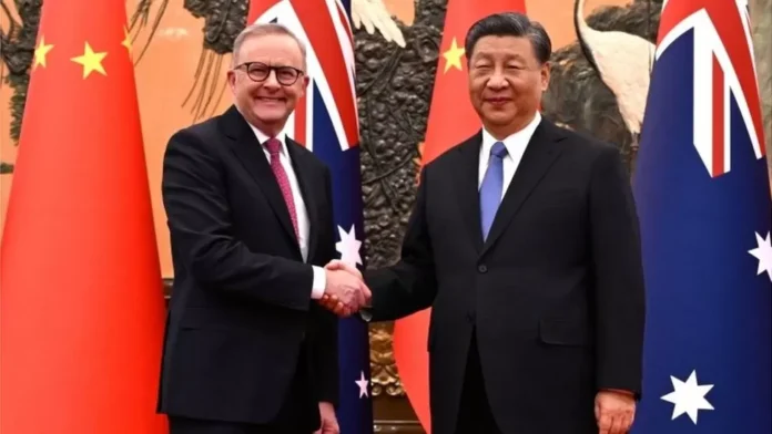 Australia’s PM praises China development following discussions