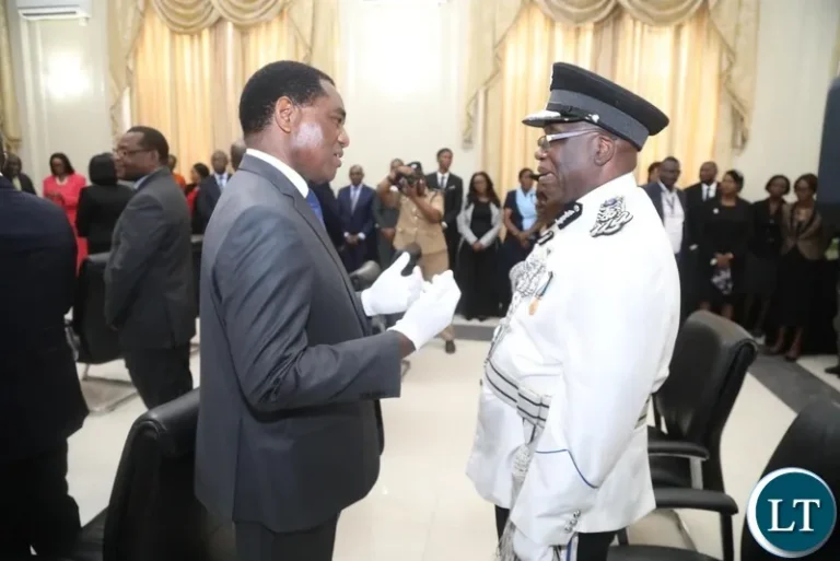 BE PROFESSIONAL IG MUSAMBA…but you should not be afraid of anyone, advises Hichilema