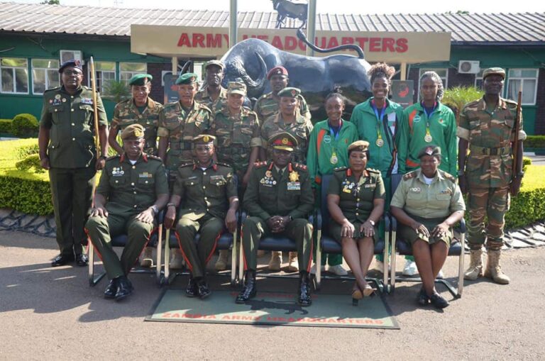 Zambia Army Awards Africa Netball Cup Winners