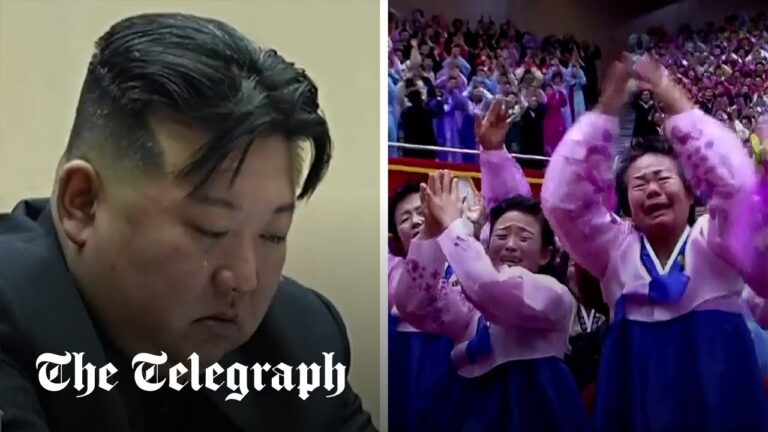 Kim Jong-un cries after telling North Korean women to have more babies