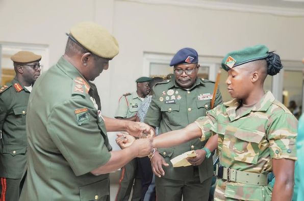 Zambia Army elevates Barbra Banda and Rachael Kundananji, celebrating their football achievements and service to the nation
