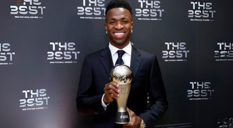 ‘Nothing Is Impossible’ –Vinicius Junior  Shares Emotional Story After Winning FIFA Best Award
