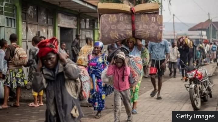 REBELS SAY THEY HAVE TAKEN DR CONGO CITY AS THOUSANDS FLEE