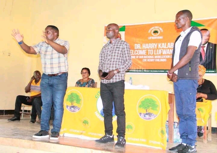 UPND LUFWANYAMA PRESIDENTIAL CAMPAIGN COORDINATOR DEFECTS TO CITIZENS FIRST PARTY