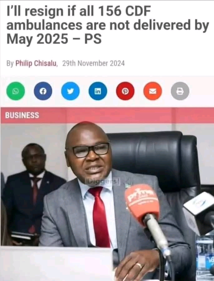 “MAYO! AMBULANCES BALIBE!”: PS NICHOLAS PHIRI EATS HIS WORDS, BLAMES ‘LOGISTICAL DEMONS’