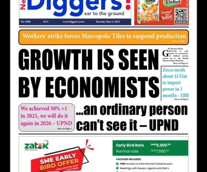 Economic Growth Can Only be Seen by Economists- UPND