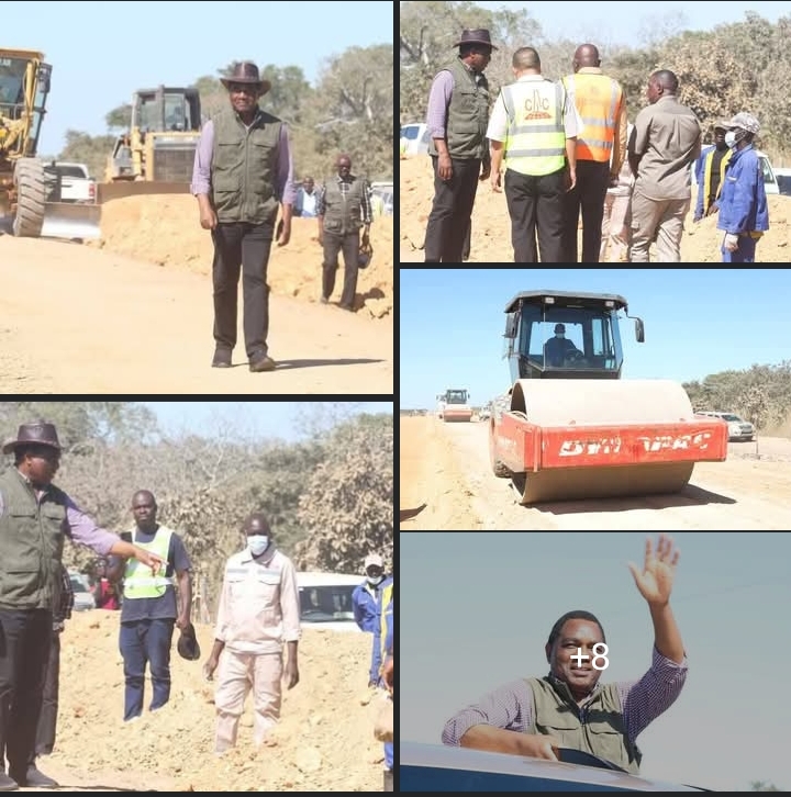 PRESIDENT HICHILEMA INSPECTS CRITICAL ROAD PROJECT