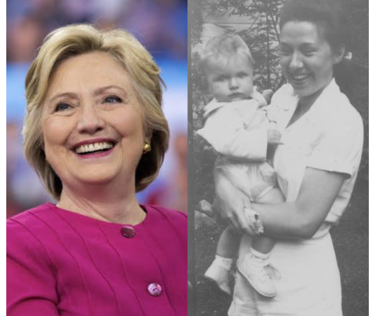 Hillary Clinton has shared how her mother taught her to be courageous