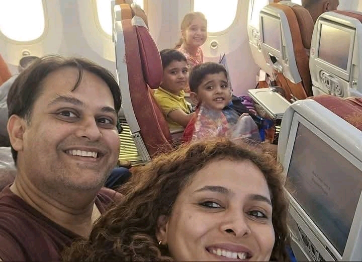 THIS IS ONE THE FAMILIES THAT HAS PERISHED IN THE AIR INDIA CRASH