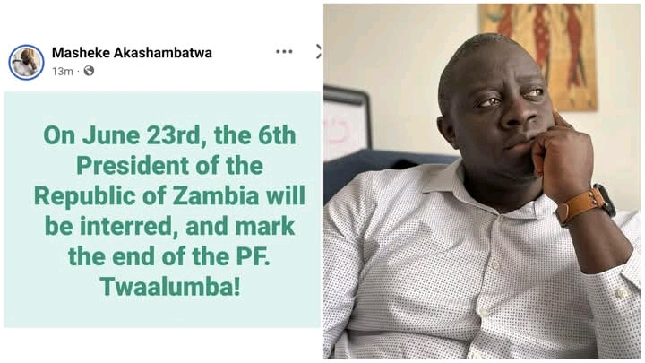 No One Buries Democracy: Akashambatwa’s PF Eulogy Is an Affront to Zambia’s Democratic Spirit