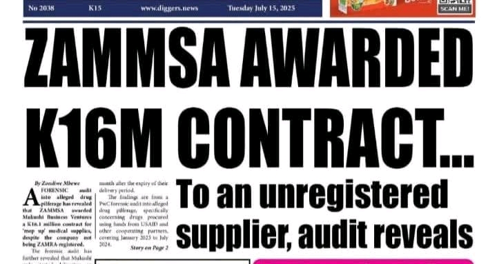 ZAMMSA bought drugs inflated by 1600&nbsp; percent without negotiating- Auditor reveals