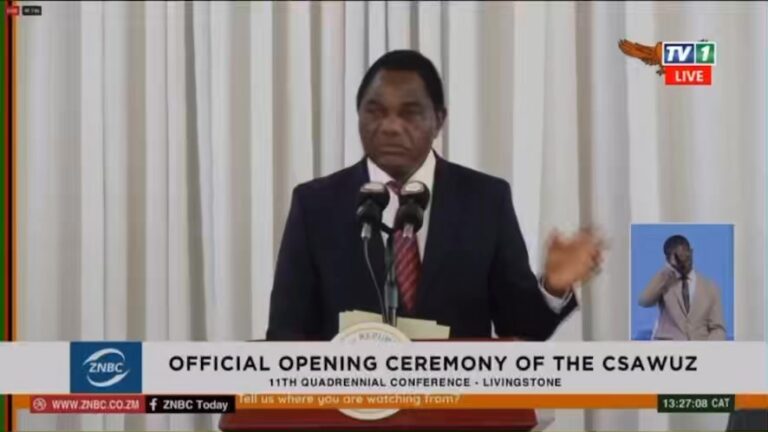I heard BETUZ held a meeting with socialist Party …..THATS OKAY- President Hakainde Hichilema
