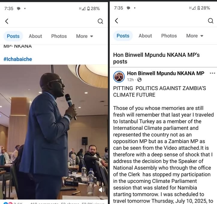 Response to Hon. Binwell Mpundu’s Statement on Climate Parliament Exclusion