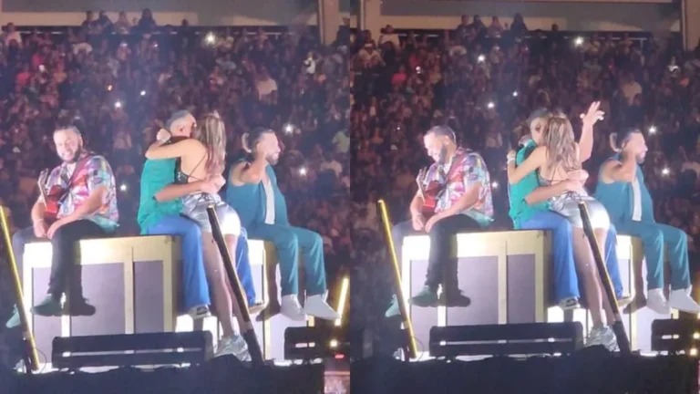 Man divorced his wife of 10 years after seeing a video of her jumping onstage to dance and k!ss a singer during a live concert