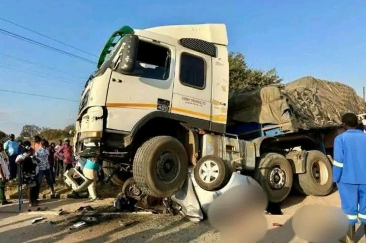 Truck crushes Toyota Vitz, killing four near UNILUS Silverest campus