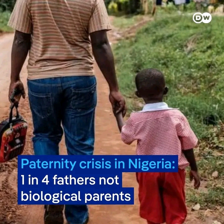 1 IN 4 MEN IN NIGERIA NOT BIOLOGICAL FATHERS, REPORT REVEALS