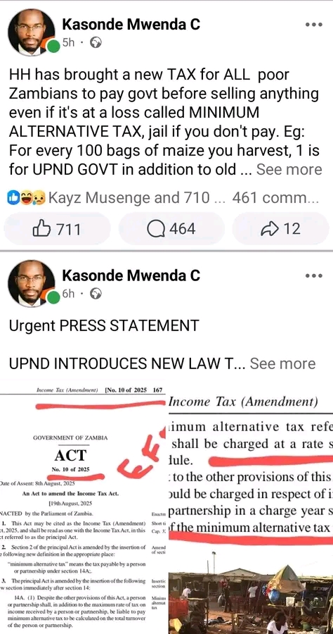 RESPONSE TO Mr. KASONDE MWENDA C.&nbsp; ECONOMIC FREEDOM FIGHTERS (EFF)