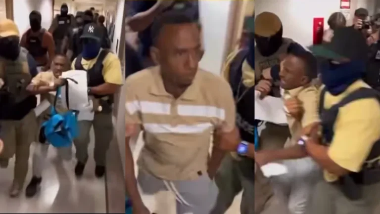 ICE agents drag man out of immigration court after he resisted returning to West Africa